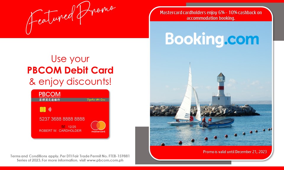 Booking.com-Earn up to 10% Cashback!