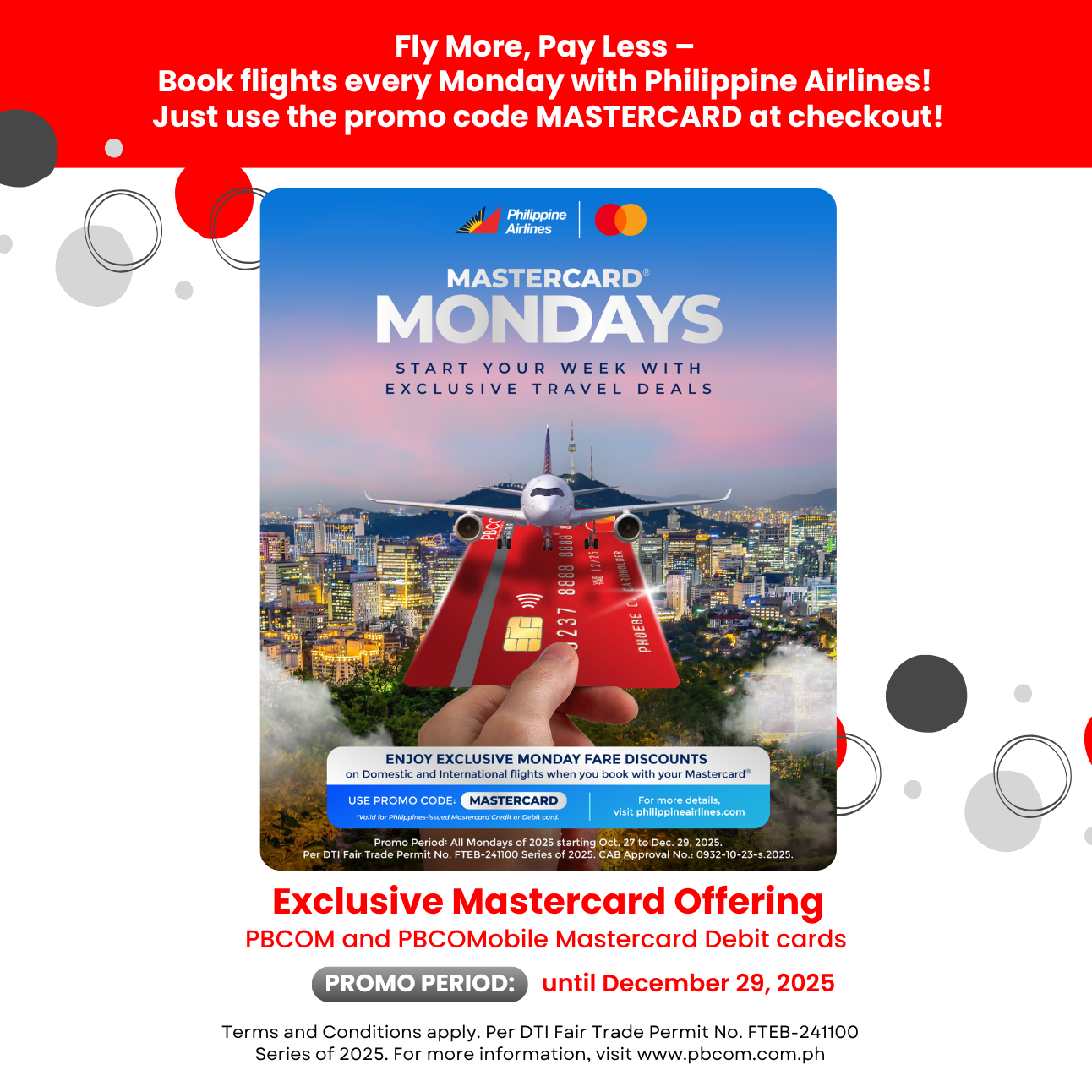  Mastercard Mondays with Philippine Airlines