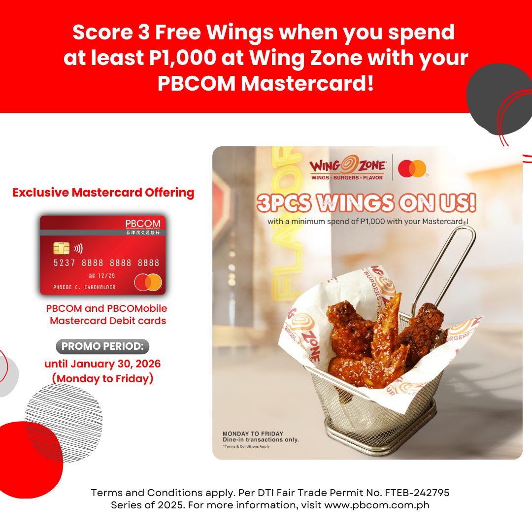 Exclusive Mastercard Offer with Wing Zone