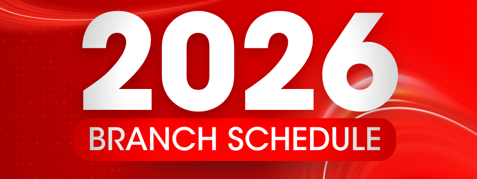 Branch Schedule 2026