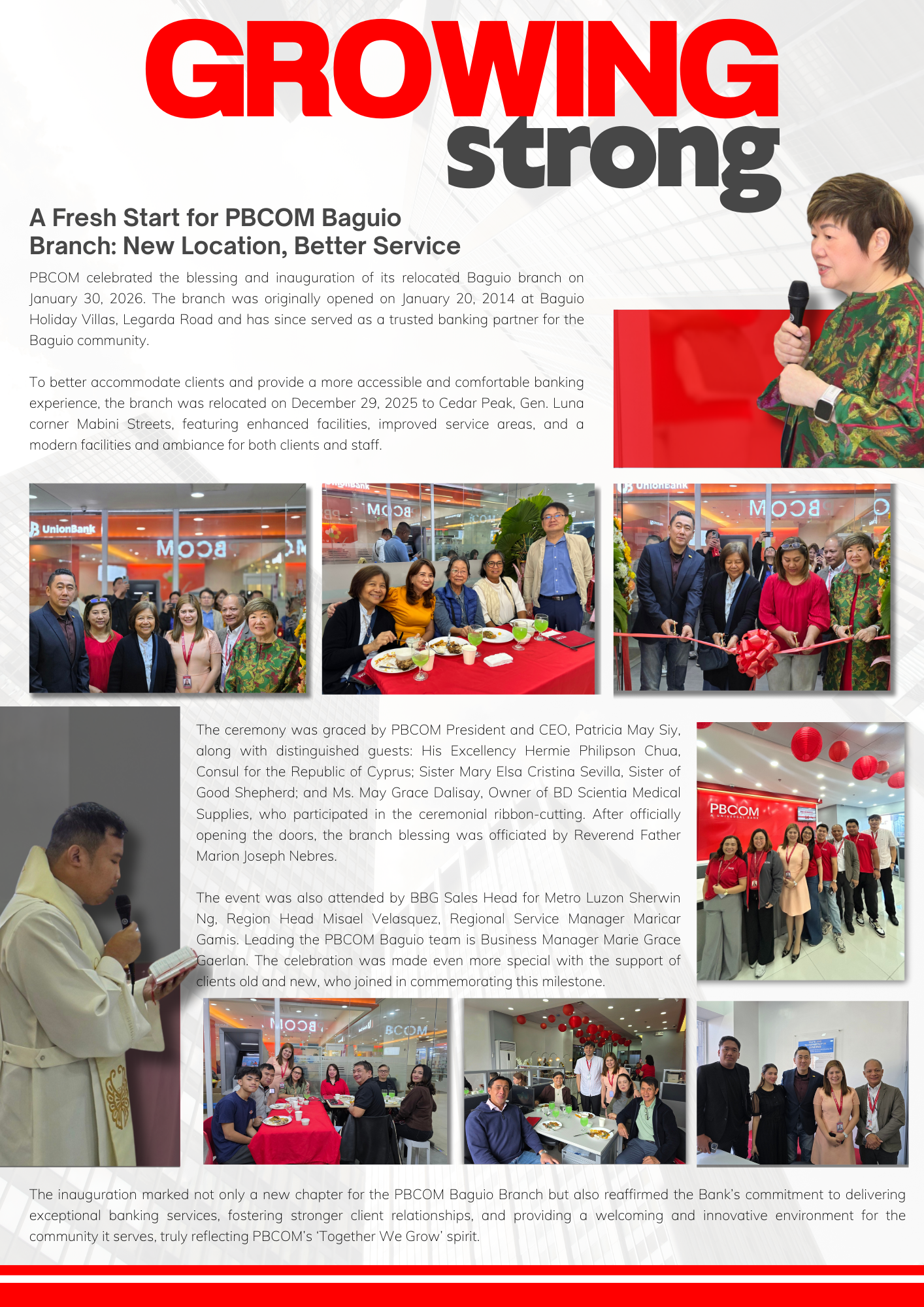 PBCOM Baguio Branch Opening