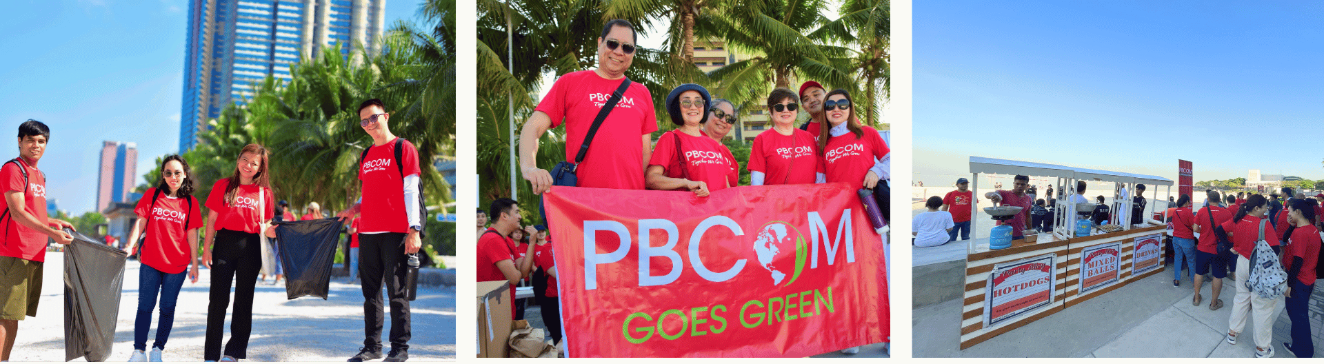PBCOM Coastal clean up