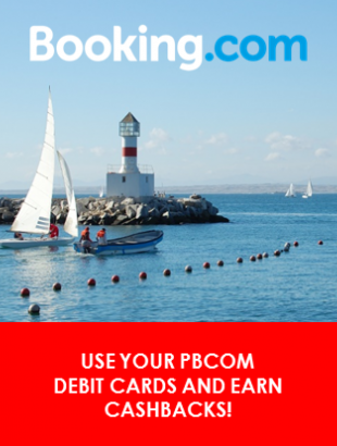 Booking.com-Earn up to 10% Cashback!