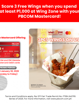 Exclusive Mastercard Offer with Wing Zone